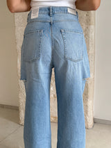 Jeans Poppy Eco chiaro con strappi - Icon Denim