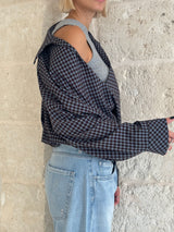 Camicia Duo a quadri con canotta - Eleh