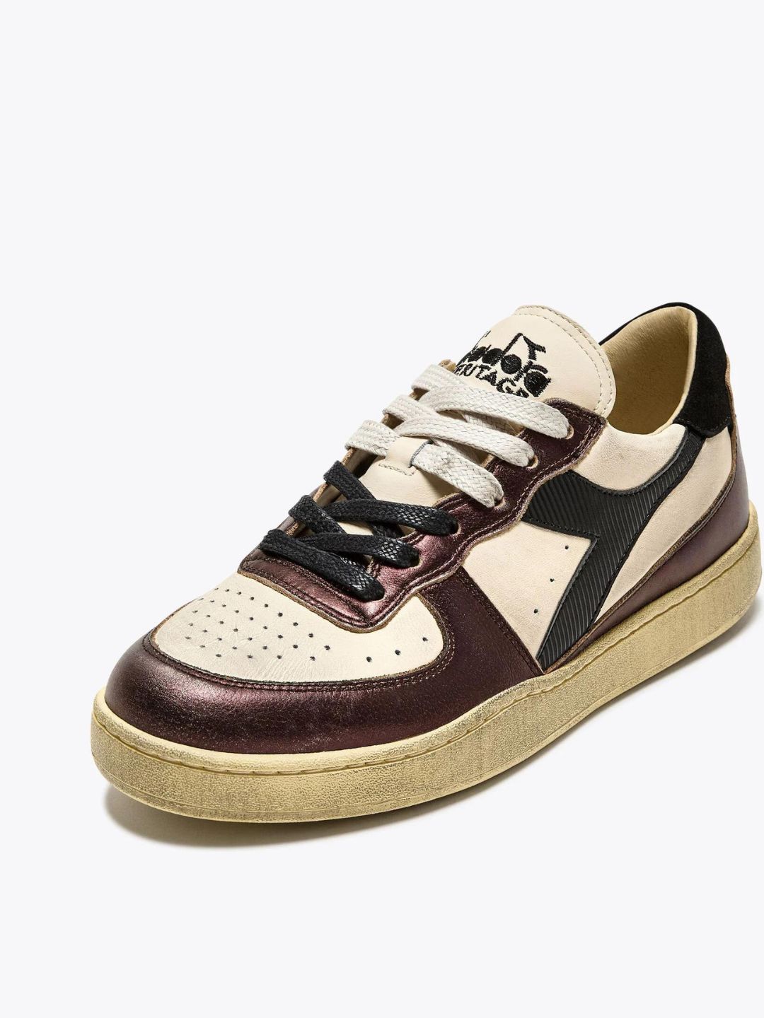 Diadora Heritage Mi Basket Low Metallic Dirty