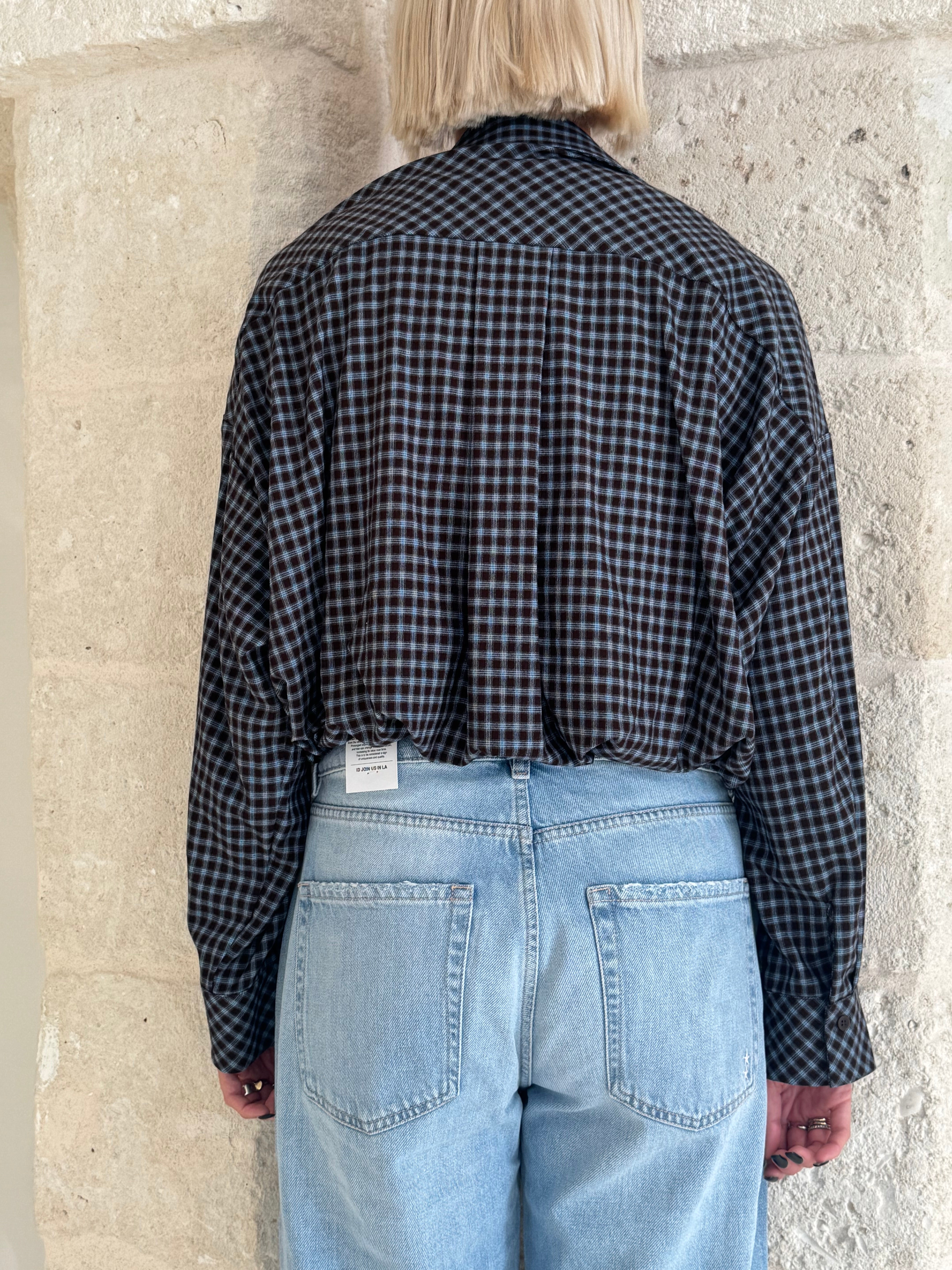 Camicia Duo a quadri con canotta - Eleh