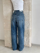 Jeans Poppy Smoke e gamba larga - Icon Denim