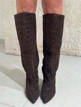 Stivali Alti Cocco marrone -