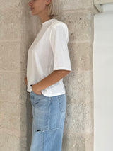 T-shirt con spallina e ricamo - Kostumn1
