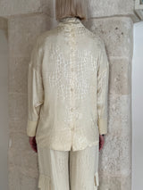 Camicia croco avorio - Bohemian Vi