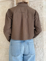 Camicia quadretto crop - Eleh