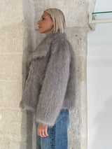 Pelliccia ecologica con colletto - Eleh