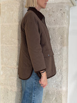 Giacca trapuntata marrone - Eleh