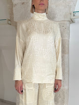 Camicia croco avorio - Bohemian Vi