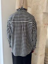 Camicia a quadri con dettagli oro - Bsb