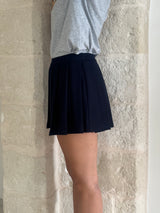 Gonna a pieghe blu - Eleh
