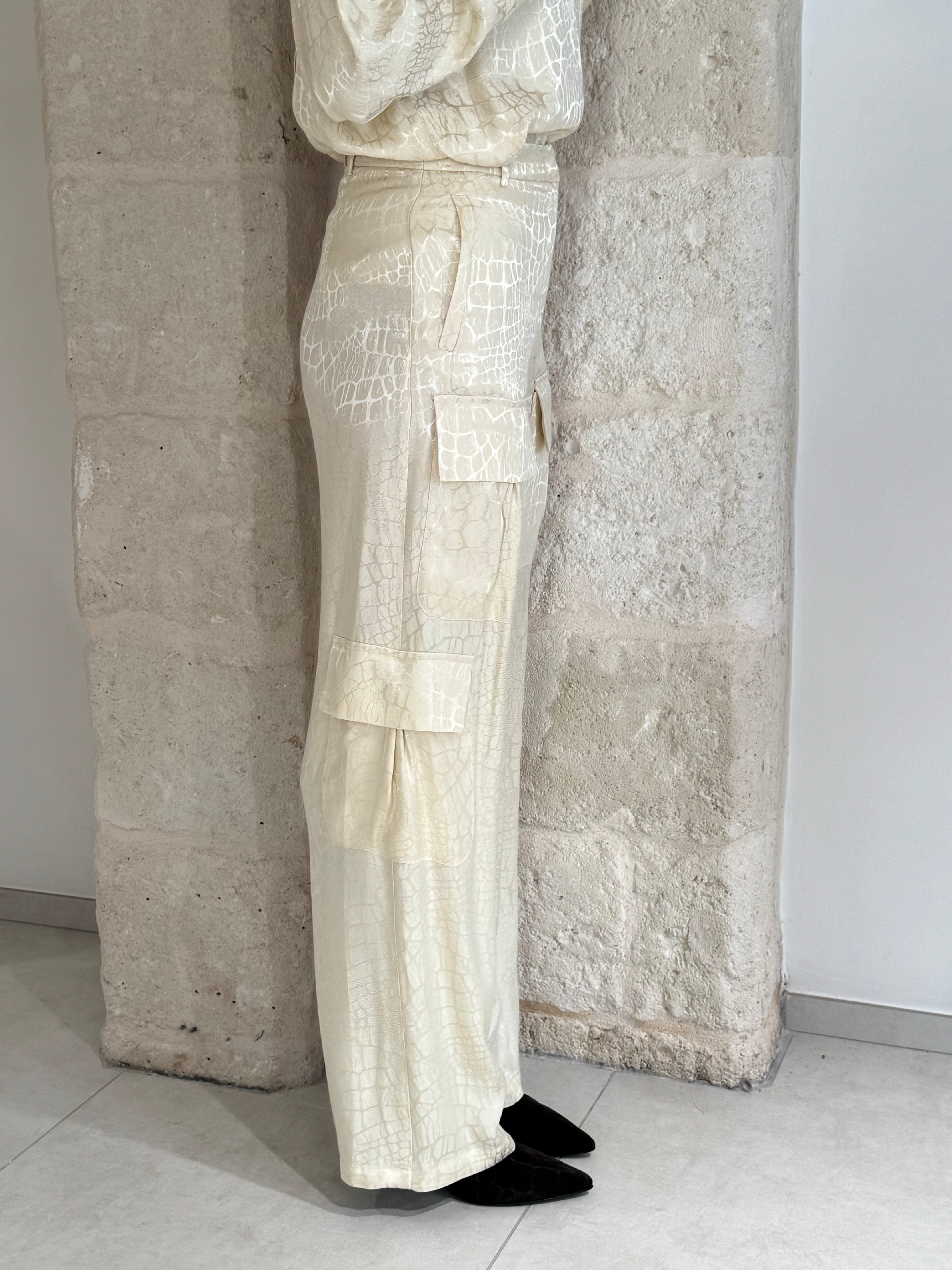 Pantalone Croco con tasconi - Bohemian Vi