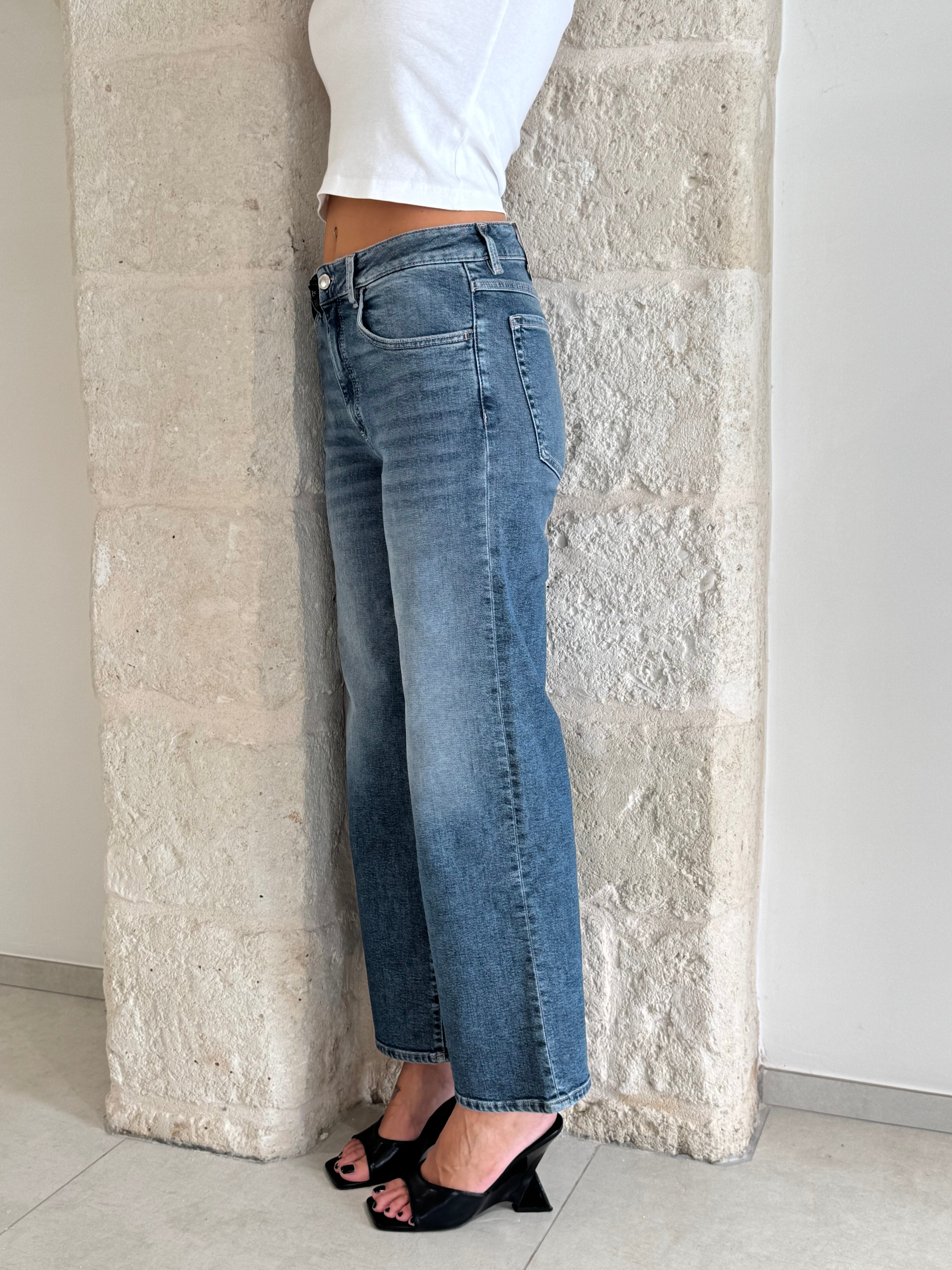 Jeans Angie straight fit -Icon Denim