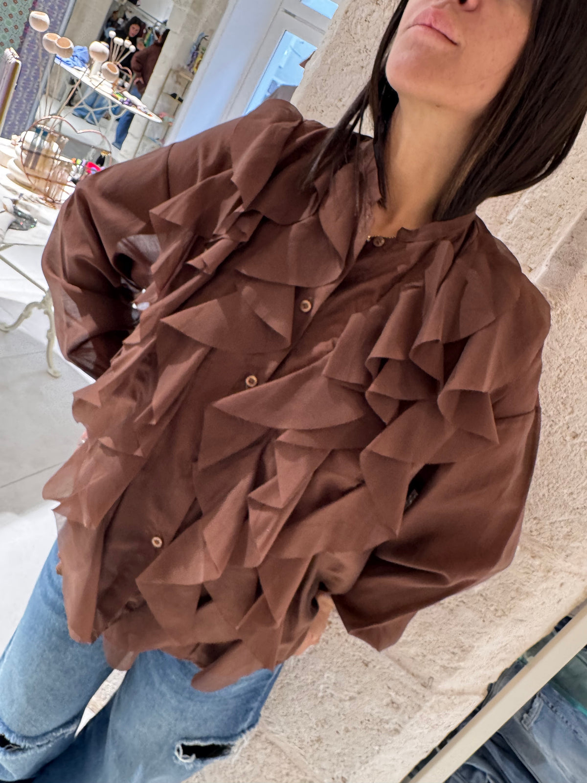 Camicia Volant