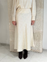 Gonna Midi avorio in jacquard - You decide