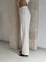 Pantalone Gamba Dritta Panna - Bohemian Vi