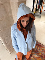 Blazer cappuccio
