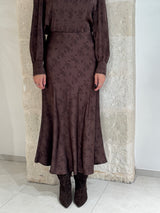 Gonna midi moro in jacquard - You decide