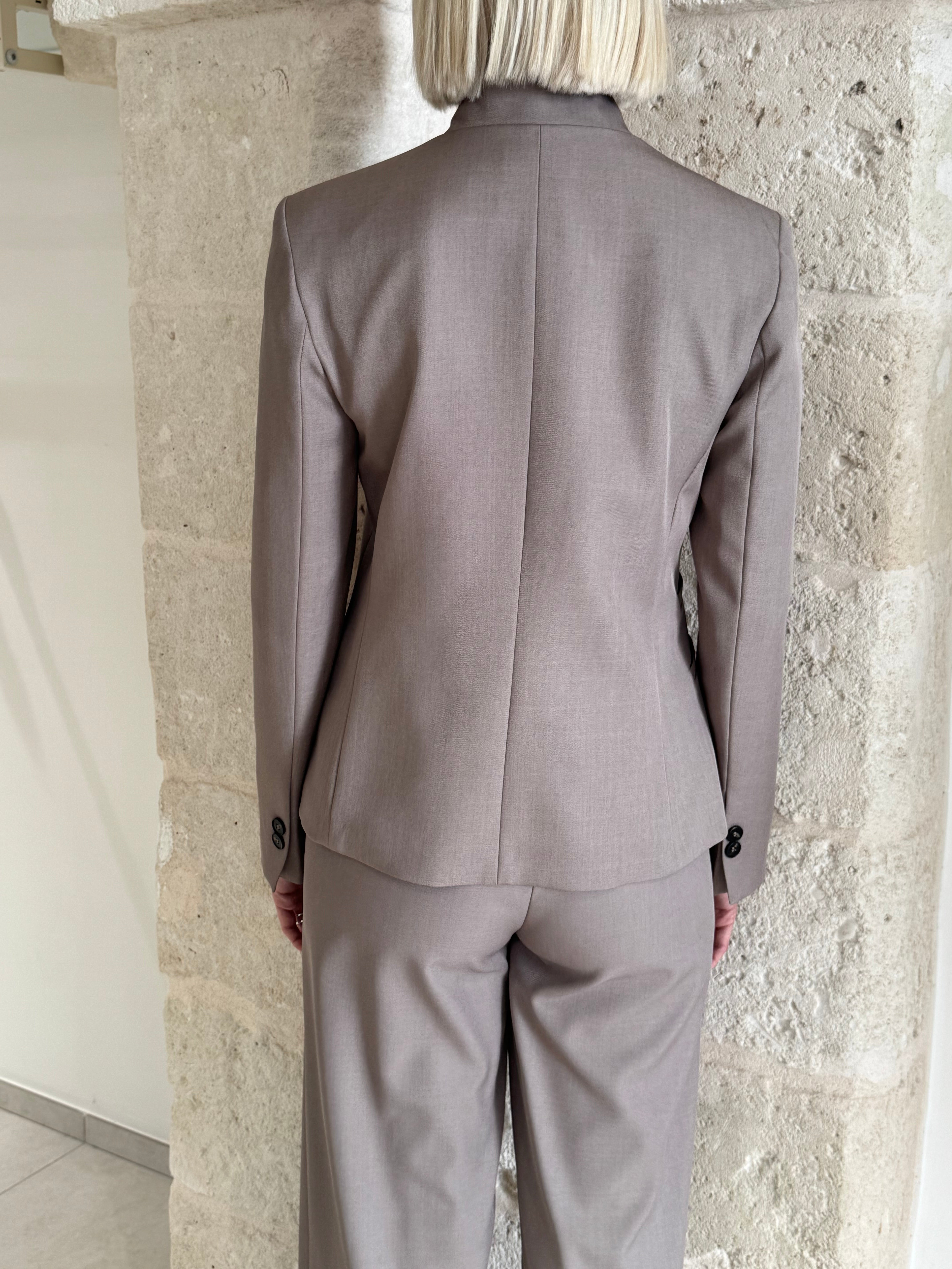 Giacca asimmetrica collo alto - Zahjr