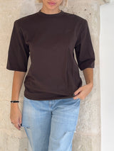 T-shirt con spalline e ricamo - Kostumn1