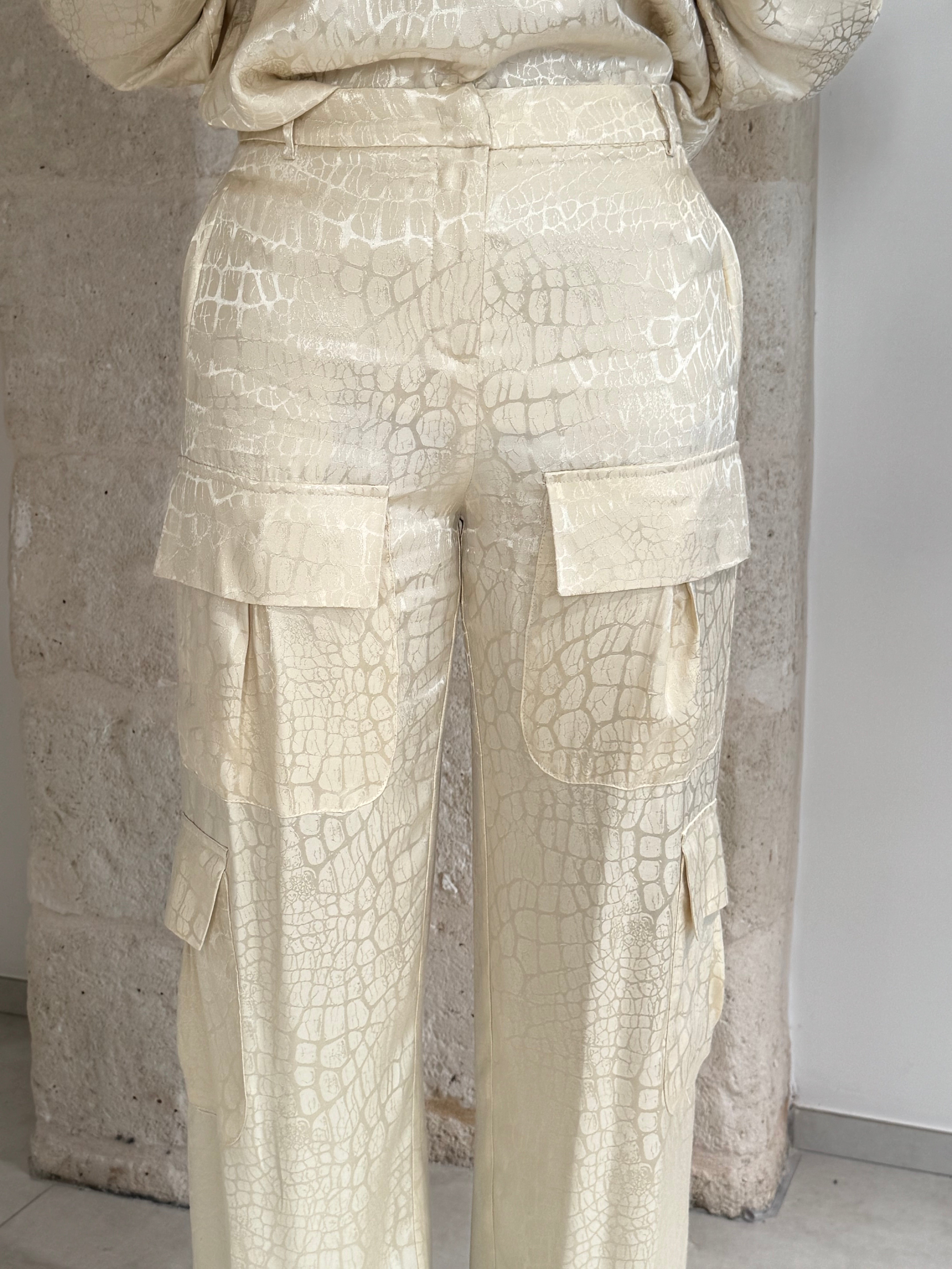 Pantalone Croco con tasconi - Bohemian Vi