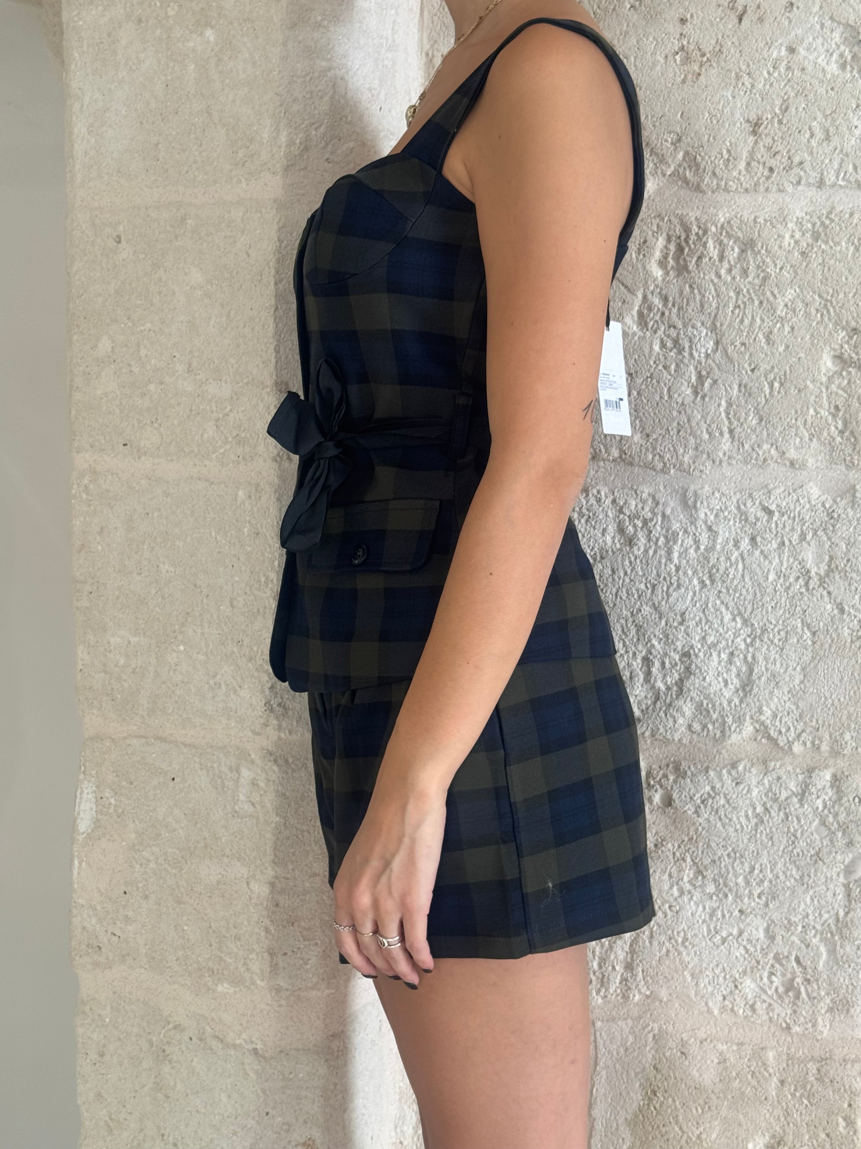 Top Corsetto Tartan -BSB