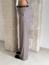 Pantalone tortora dritto - Zahjr
