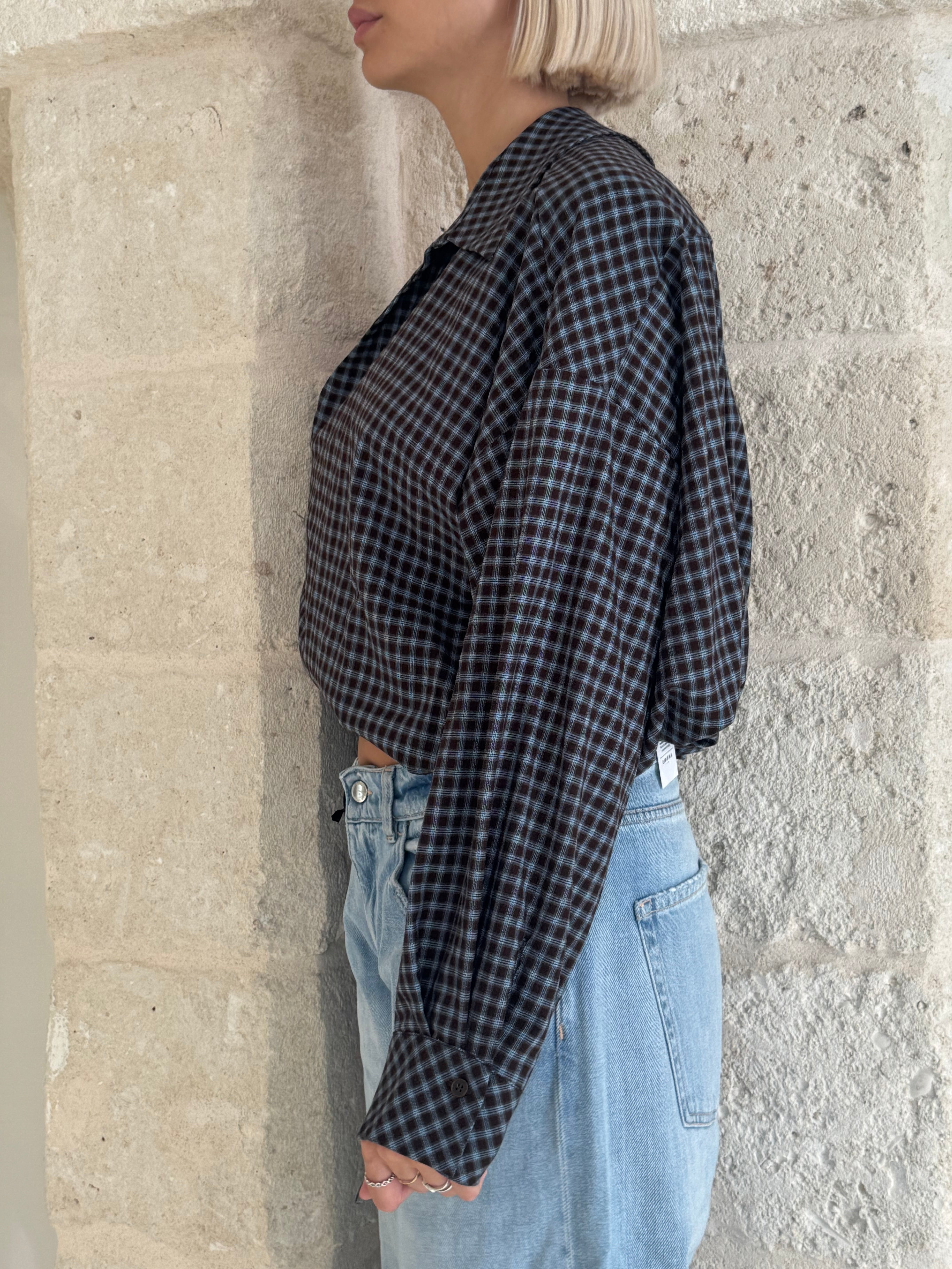 Camicia Duo a quadri con canotta - Eleh