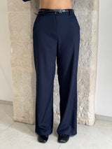 Pantalone blu dritto - Zahjr