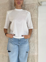 T-shirt con spallina e ricamo - Kostumn1