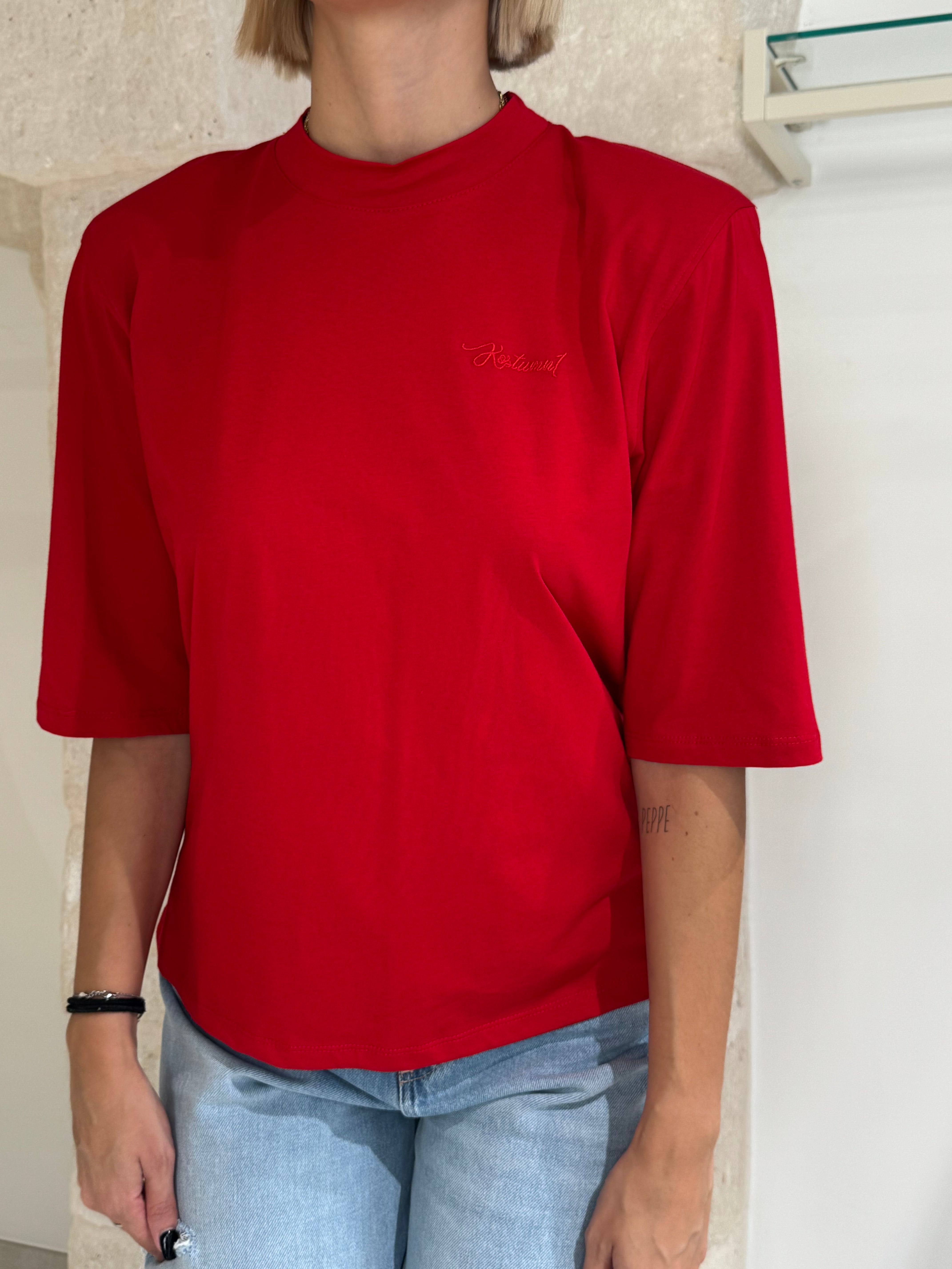 T-shirt con spalline e ricamo - Kostumn1