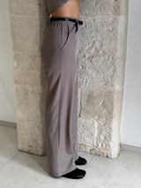 Pantalone tortora dritto - Zahjr