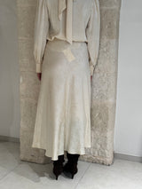 Gonna Midi avorio in jacquard - You decide