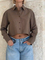 Camicia quadretto crop - Eleh