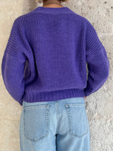 Cardigan puffo con bottoni - Zahjr