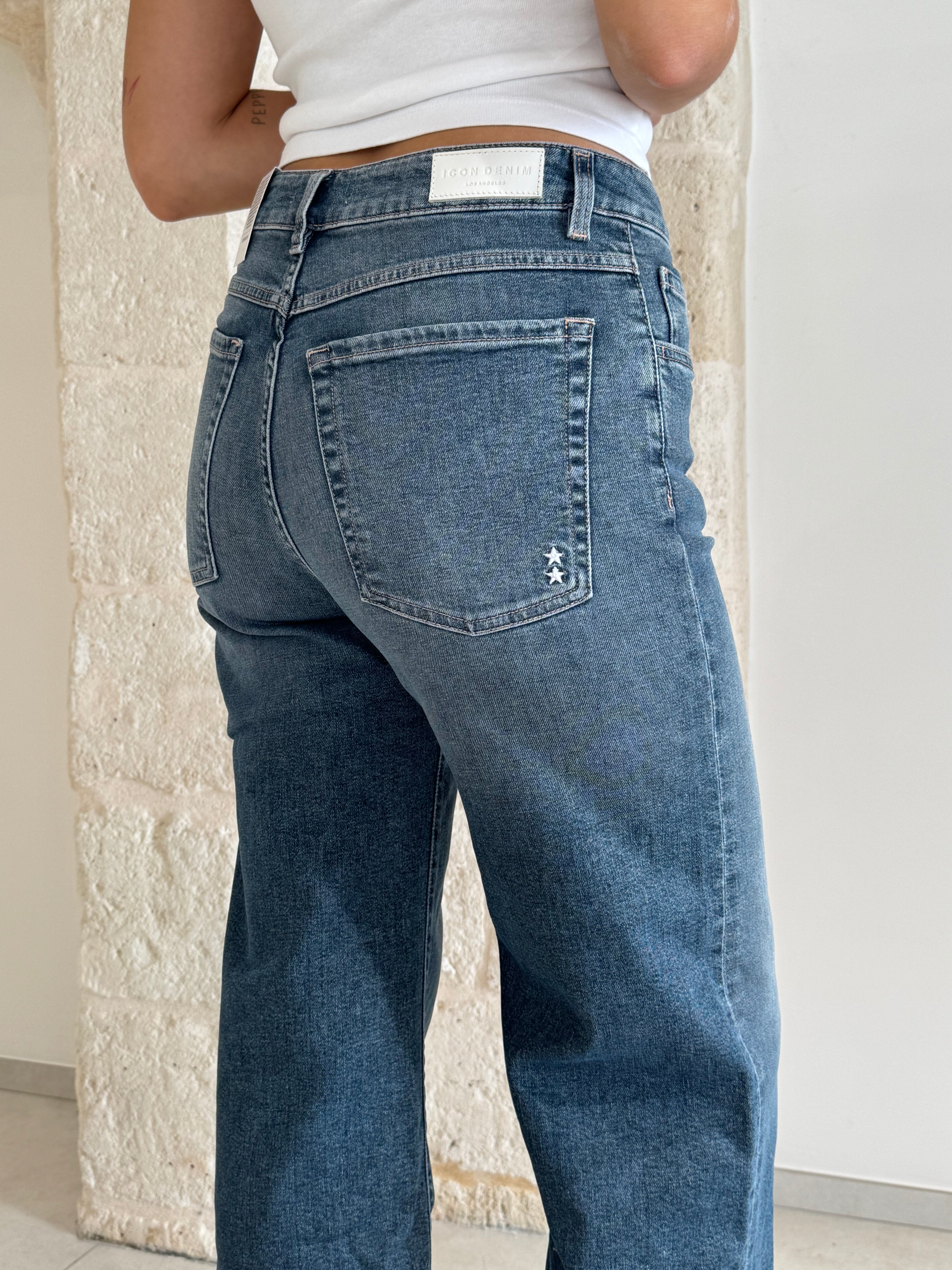 Jeans Angie straight fit -Icon Denim