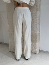 Pantalone Gamba Dritta Panna - Bohemian Vi