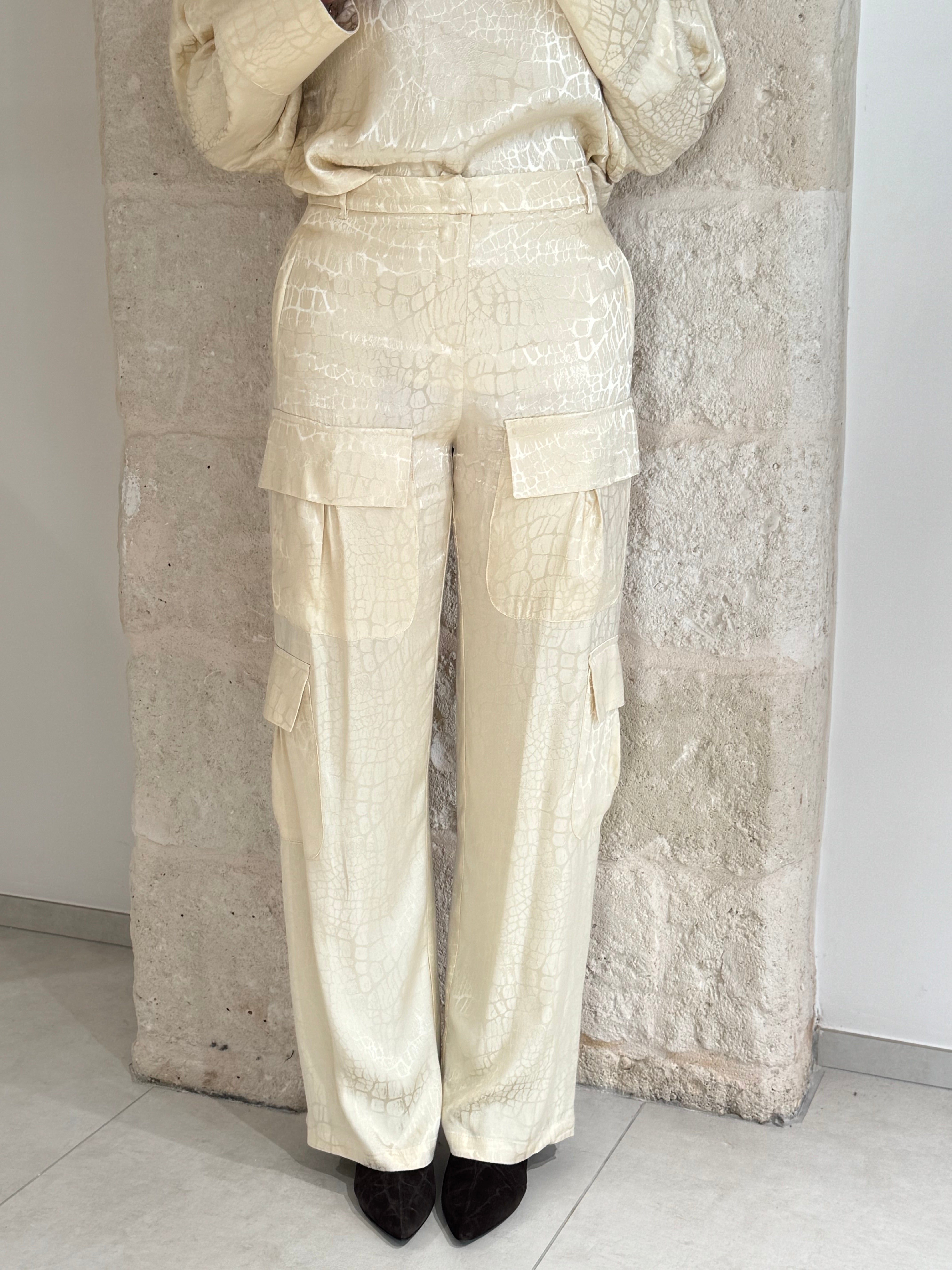 Pantalone Croco con tasconi - Bohemian Vi