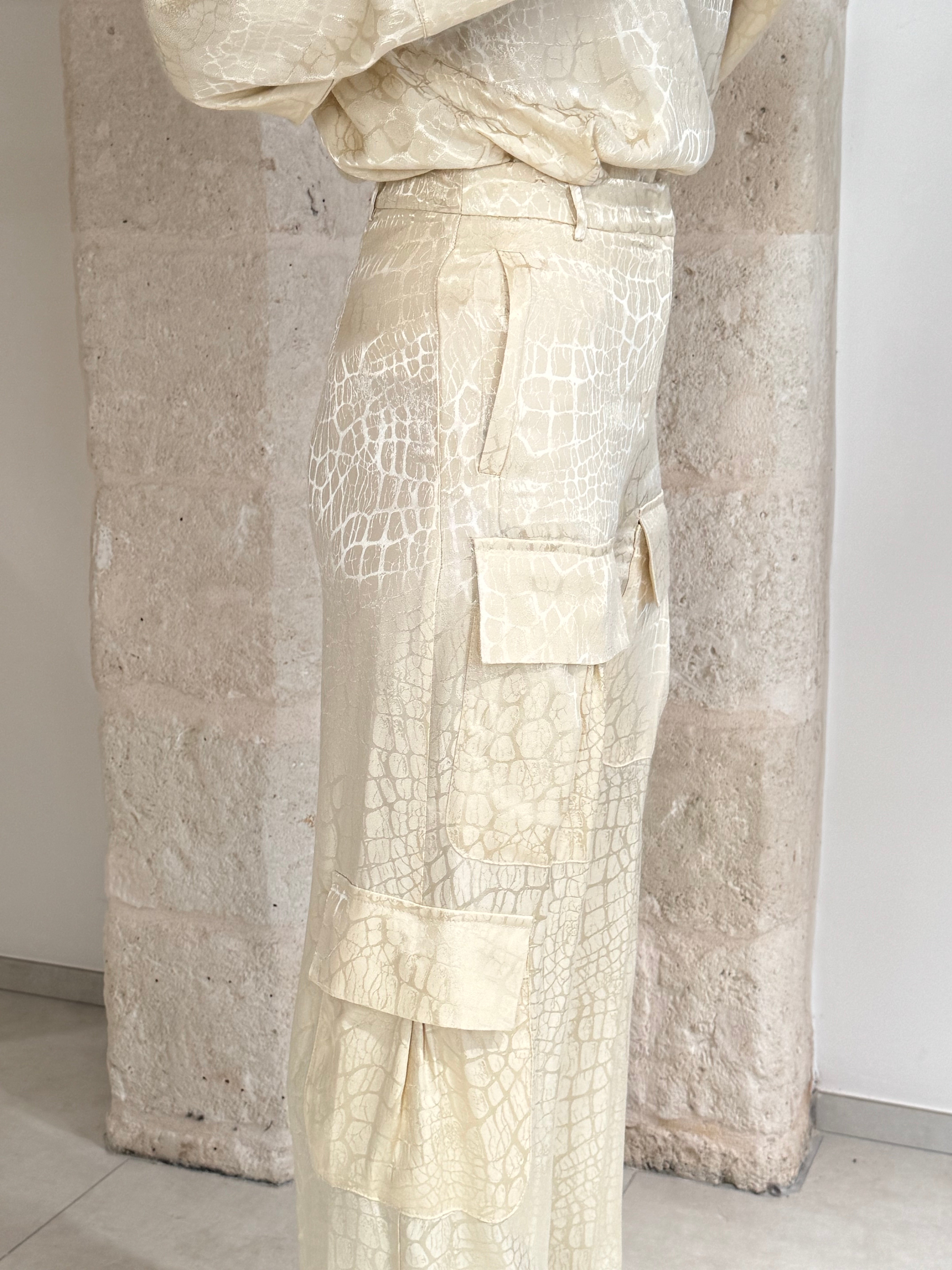 Pantalone Croco con tasconi - Bohemian Vi