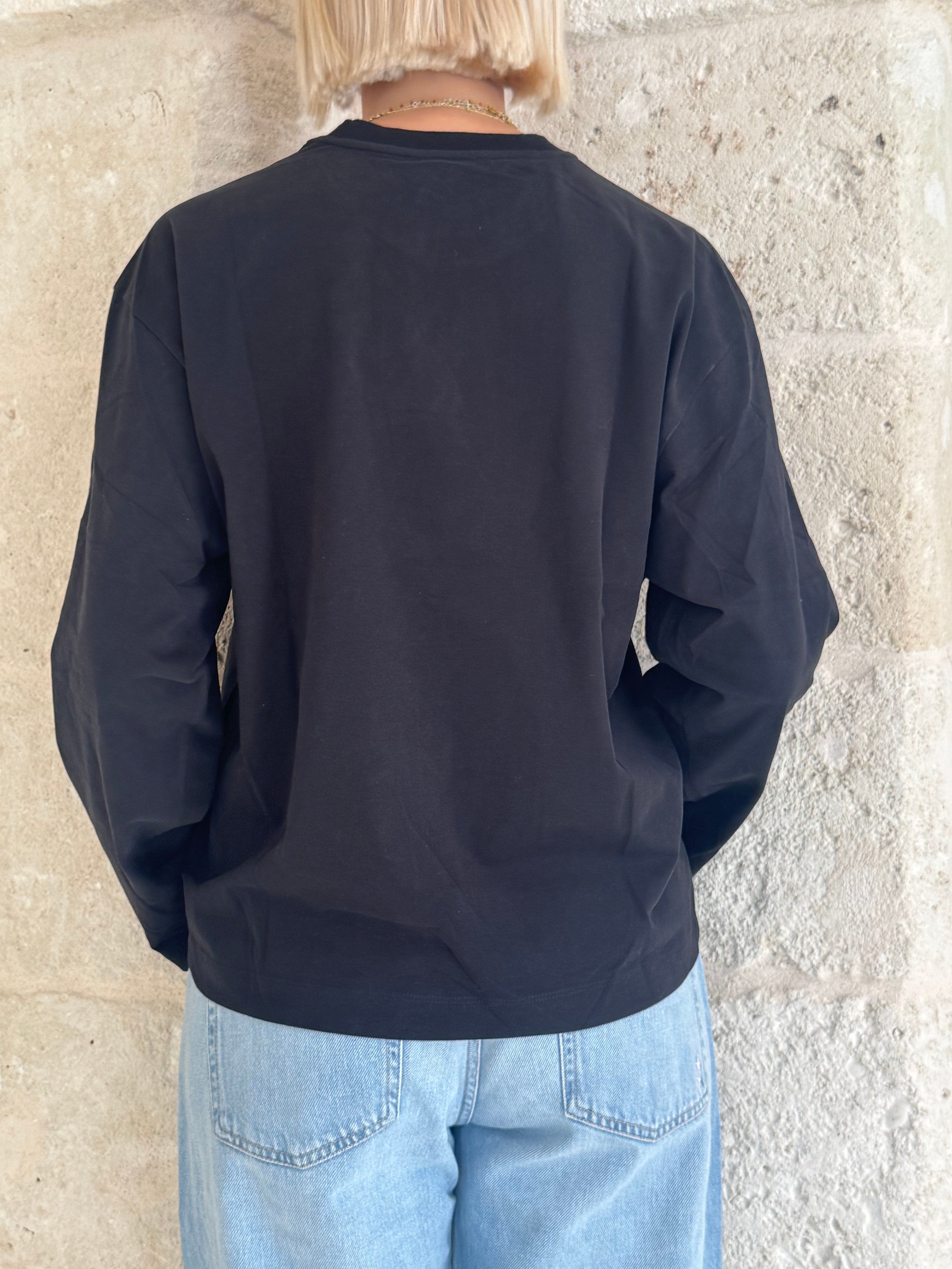 Maglia Noir con manica lunga - Eleh