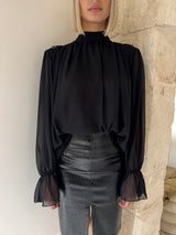 Camicia velata con spalline - Zahjr