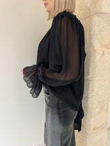 Camicia velata con spalline - Zahjr