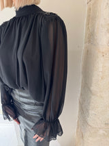 Camicia velata con spalline - Zahjr