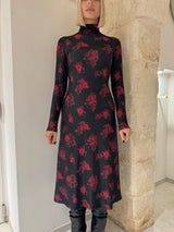 Vestito rose rosse - Tensione In