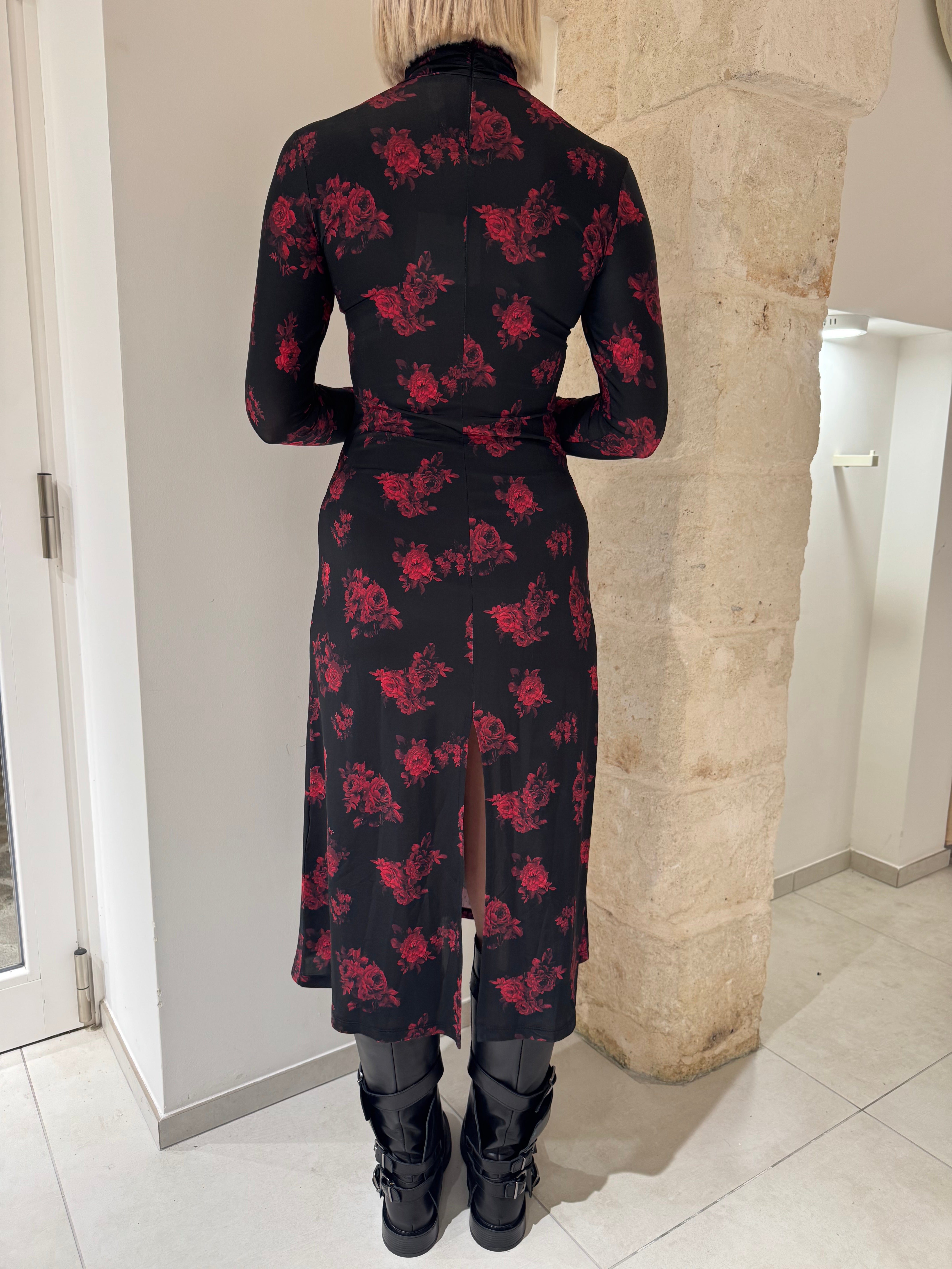 Vestito rose rosse - Tensione In