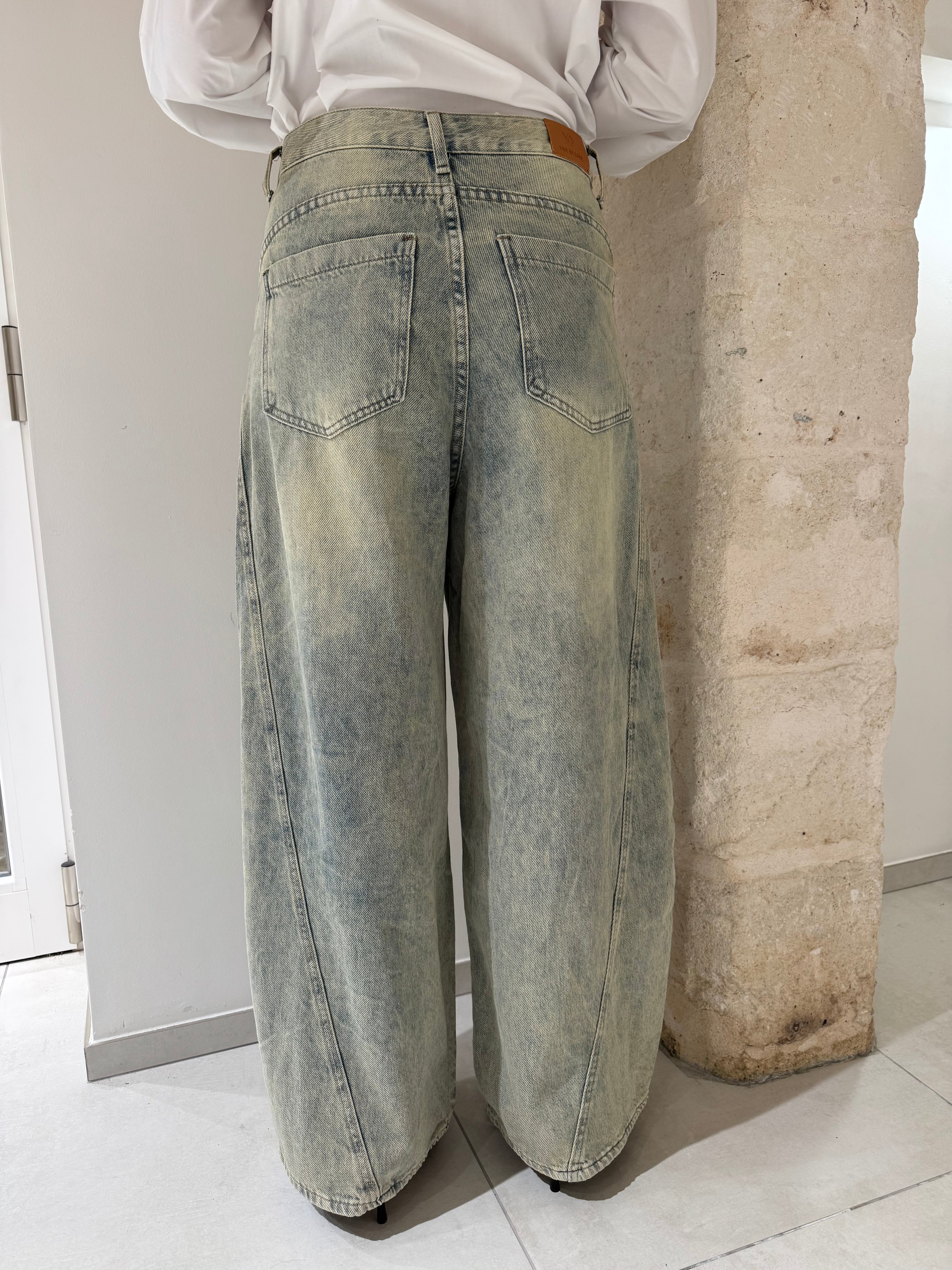 Jeans Baggy con sfondo sabbia - You Decide