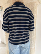Polo a righe blu - You decide