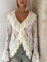 Top in pizzo con rouge - King Kong