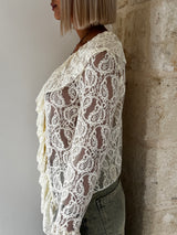 Top in pizzo con rouge - King Kong