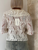 Top in pizzo con rouge - King Kong